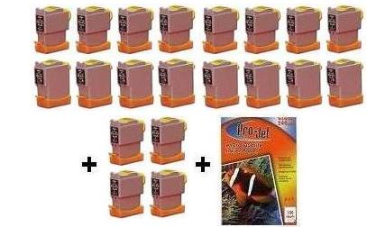 20x Canon Compatible Ink Multipack Cartridges BCI21 SELECT YOUR OWN COLOURS – Free UK Delivery